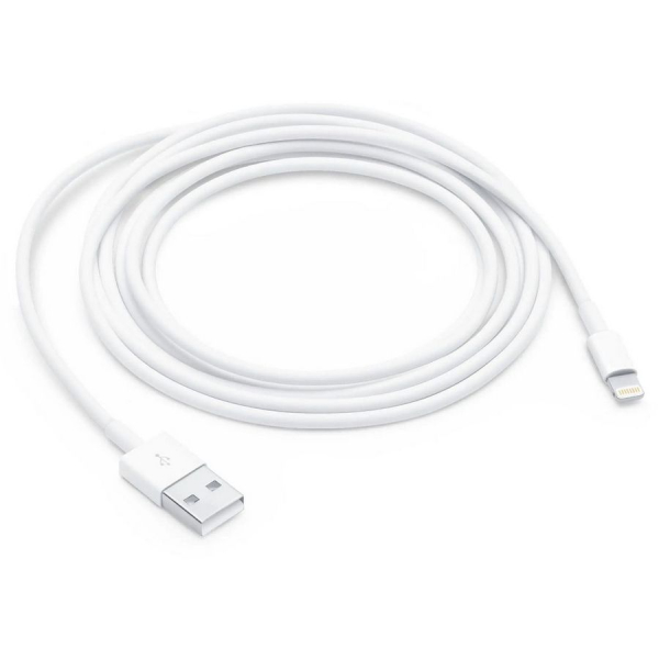 Кабель Apple Lightning - USB,  1 м, MUQW3FEA, white